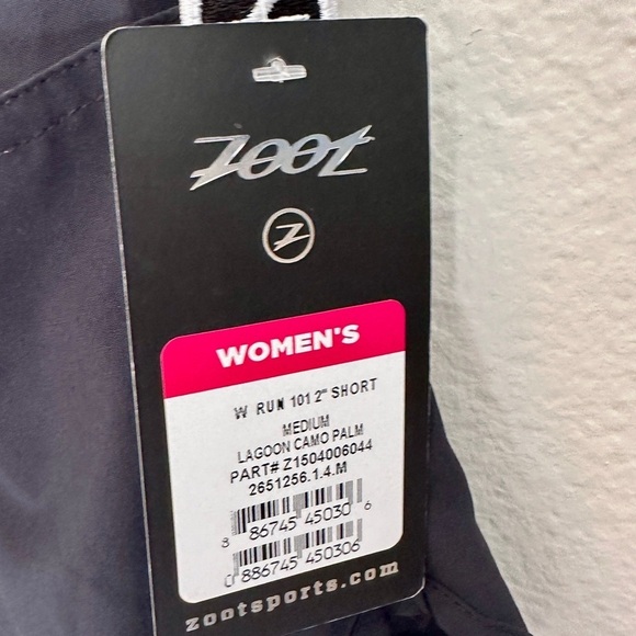 NWT Zoot Women’s Run 101 2” shorts NEW Sz M $60 running Tri gym active cycle - Picture 2 of 5